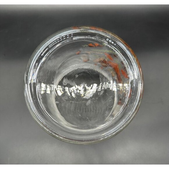 Vintage Woodland Creature Mushroom Moth Glass Container Jar Rhinestone Botanical - Picture 4 of 10